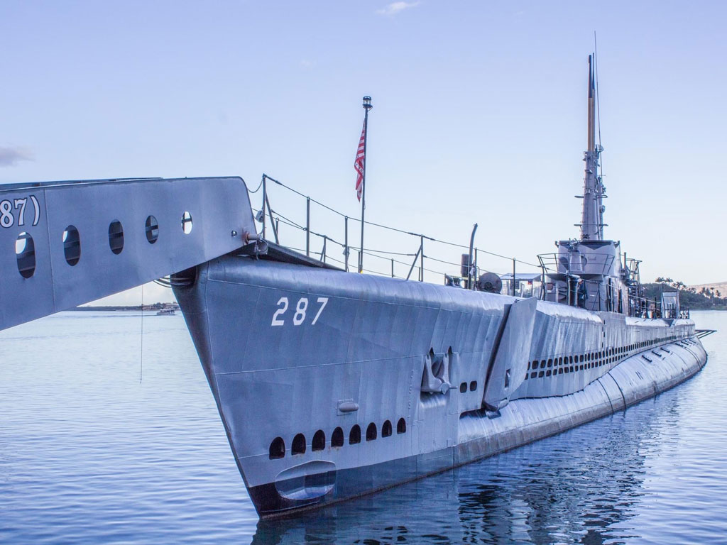 restored WWII submarine USS Bowfin