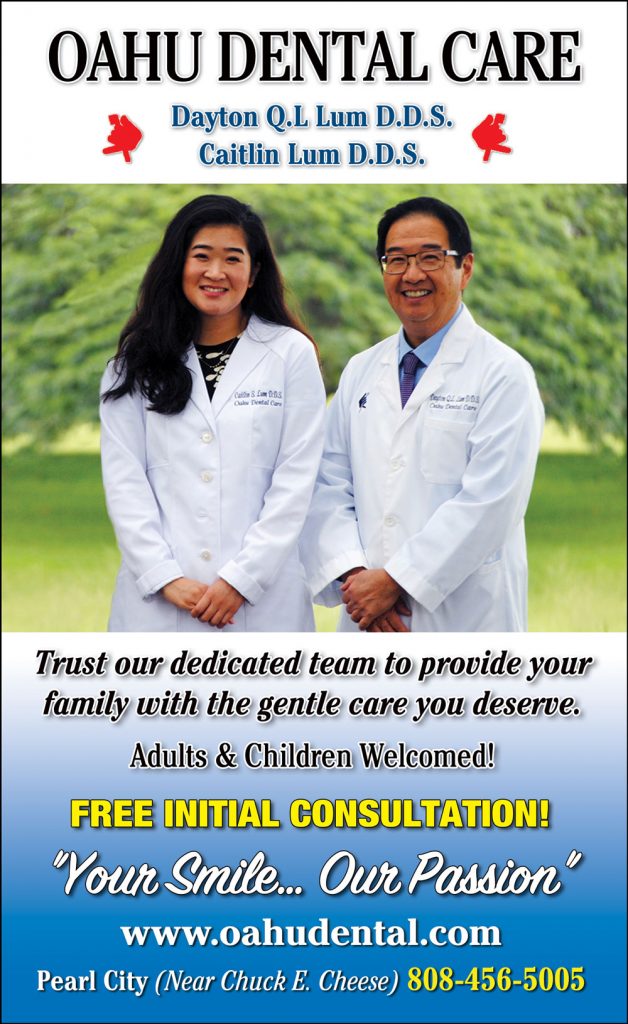 coupon for Oahu Dental Care