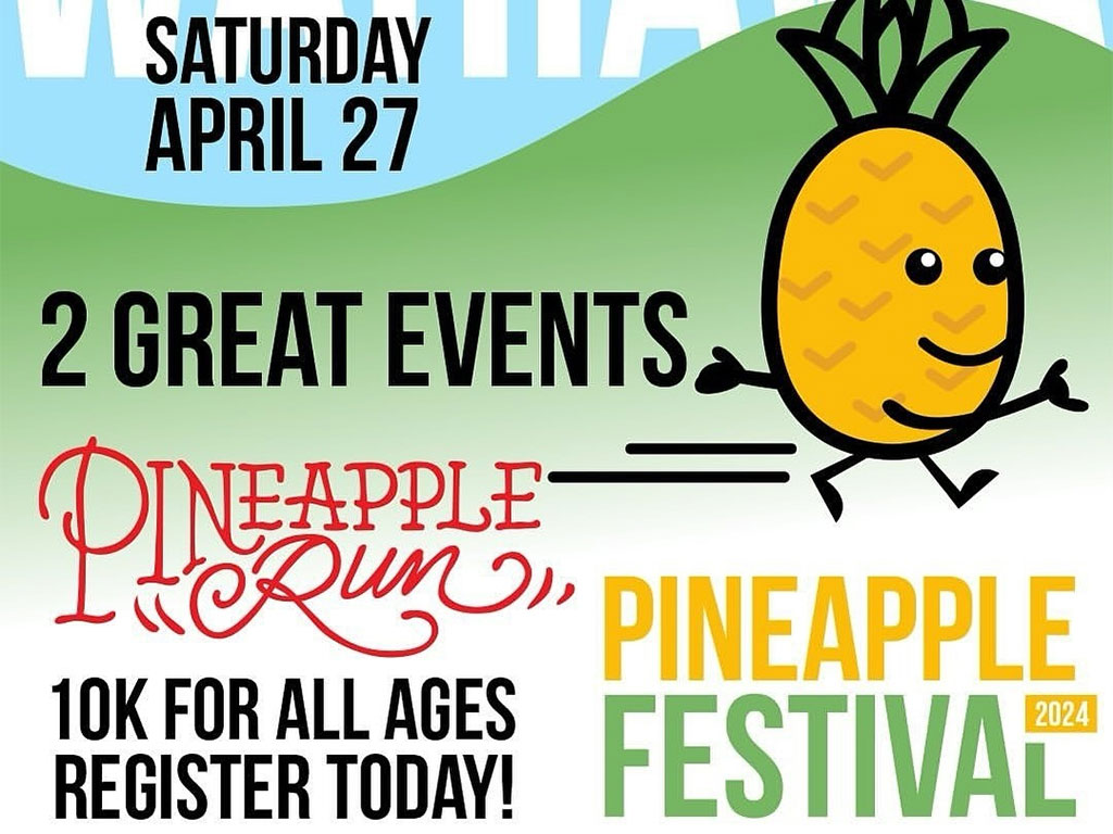 artwork for 2024 pineapple run and festival
