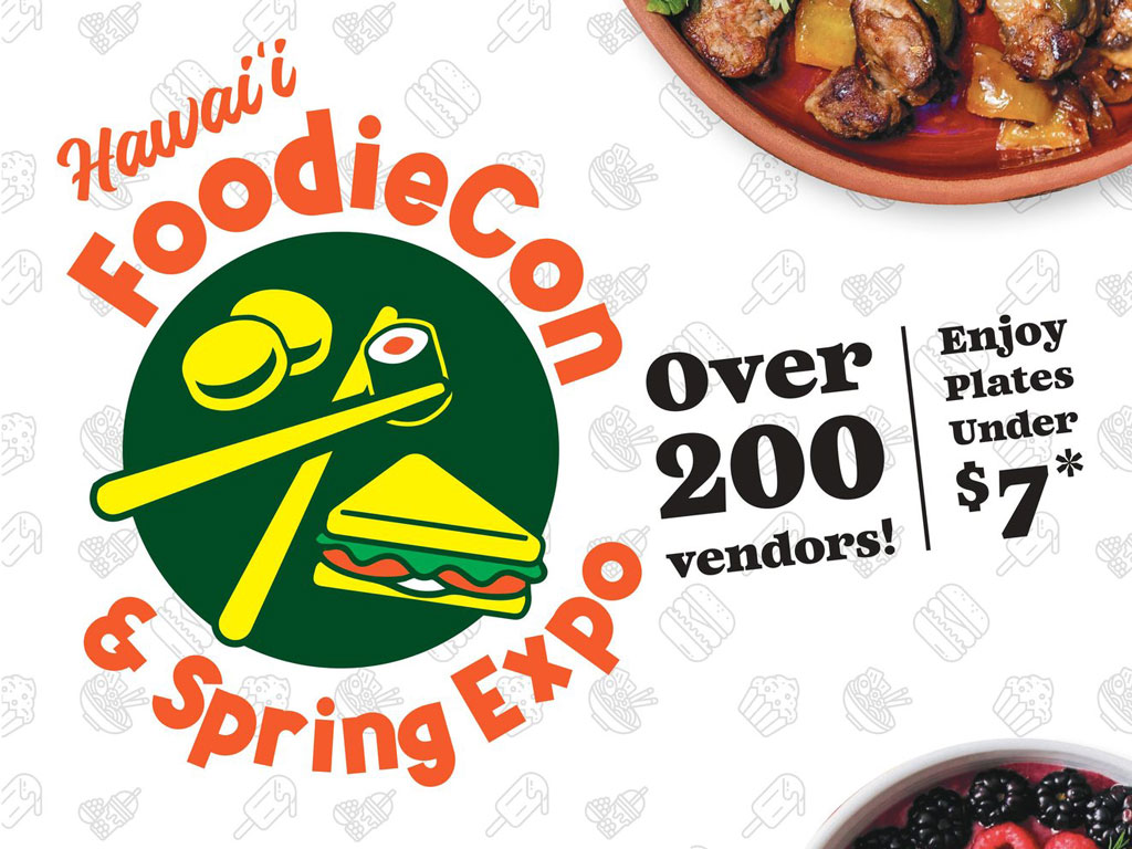 artwork for Foodie Con and Spring Expo