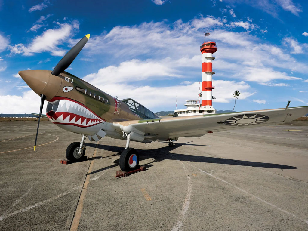 plane display at Pearl Harbor Aviation Museum