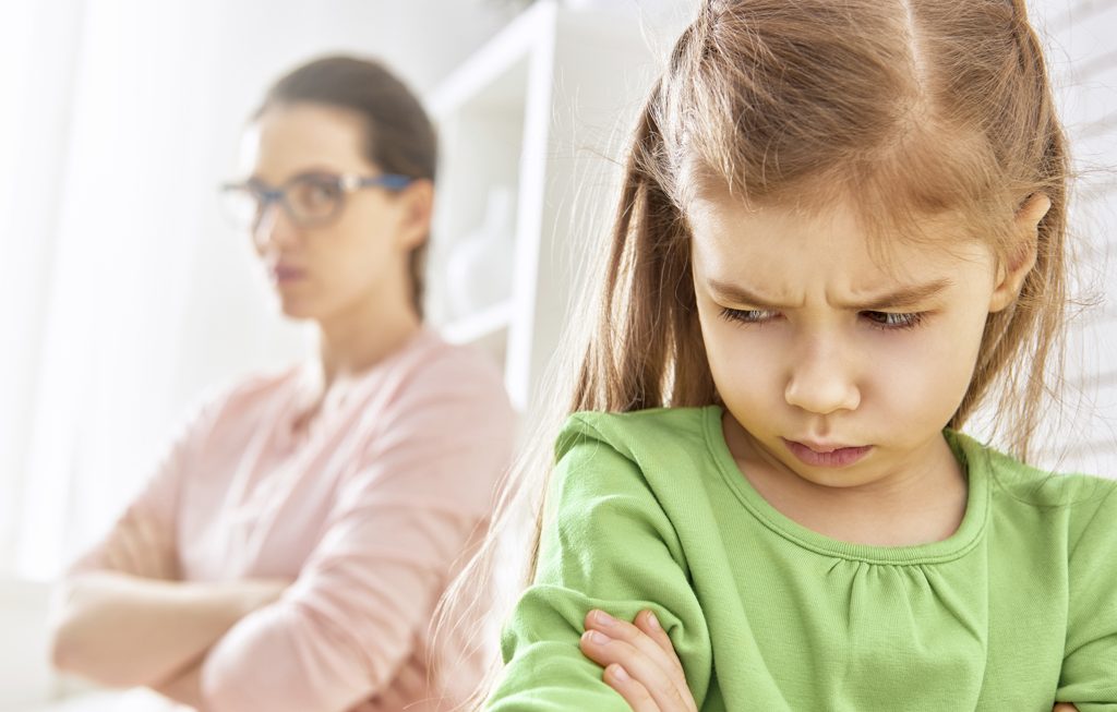 mother and her daughter quarreled