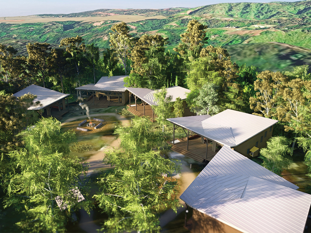 Bird’s-eye view of Camp Pupukea’s enhancement plan.