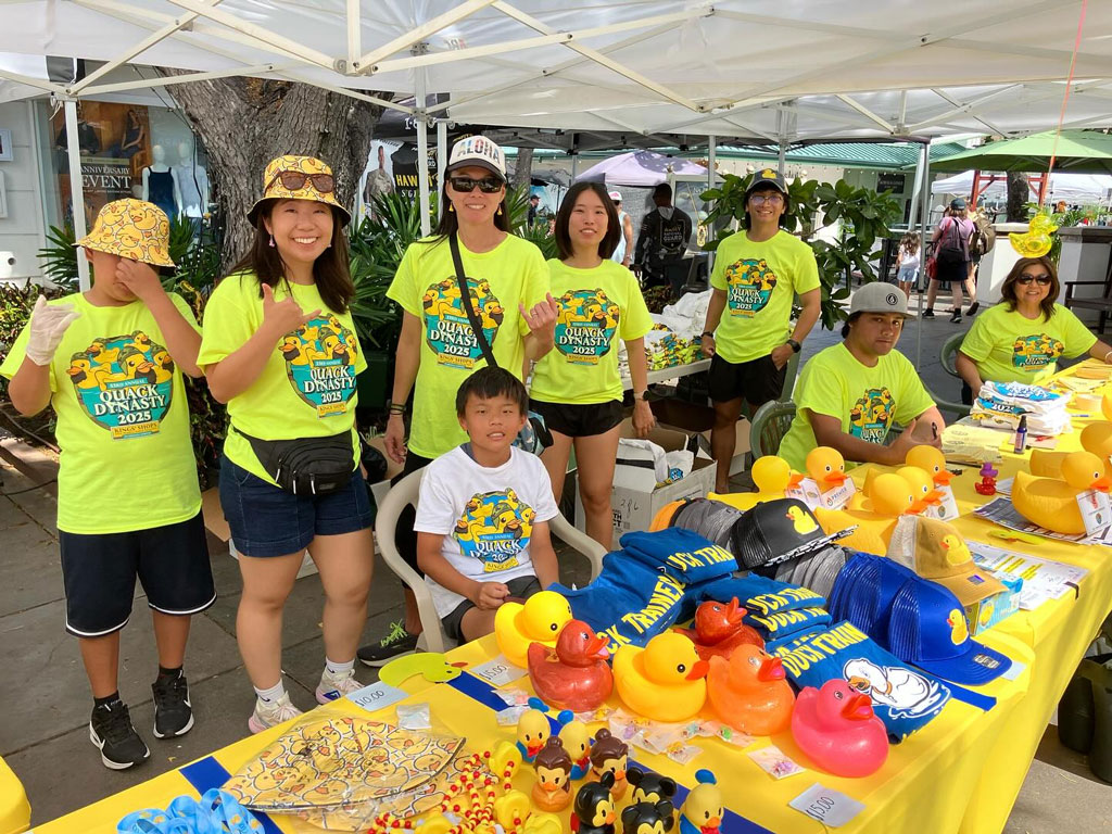 volunteers for the Great Hawaii Rubber Duckie Race