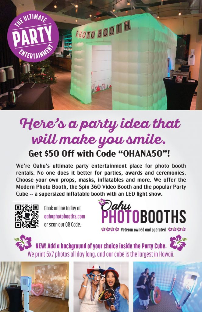 coupon for Oahu Photo Booth