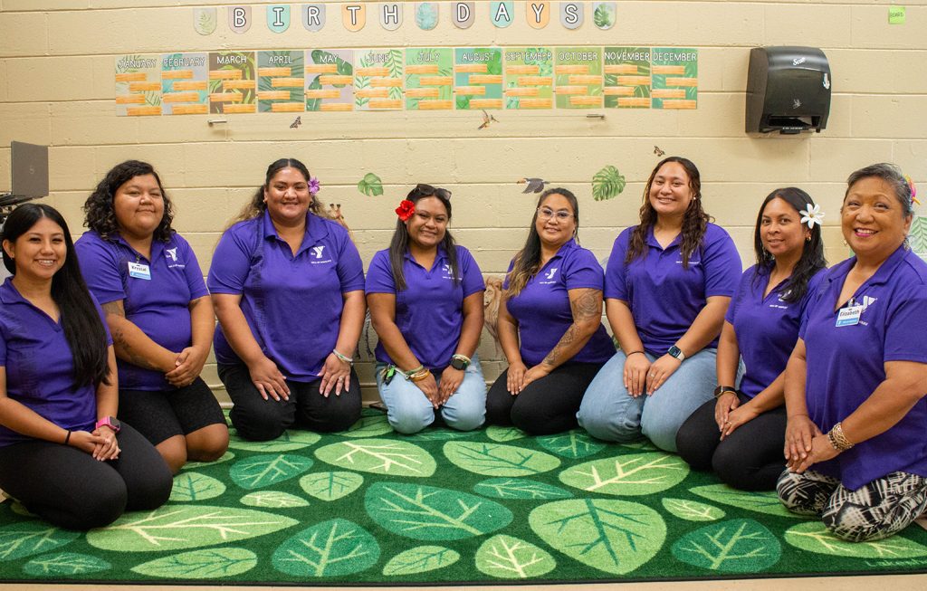 YMCA staff at the new preschool site in Kailua