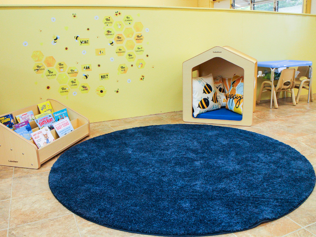 classroom at the new preschool site in Kailua
