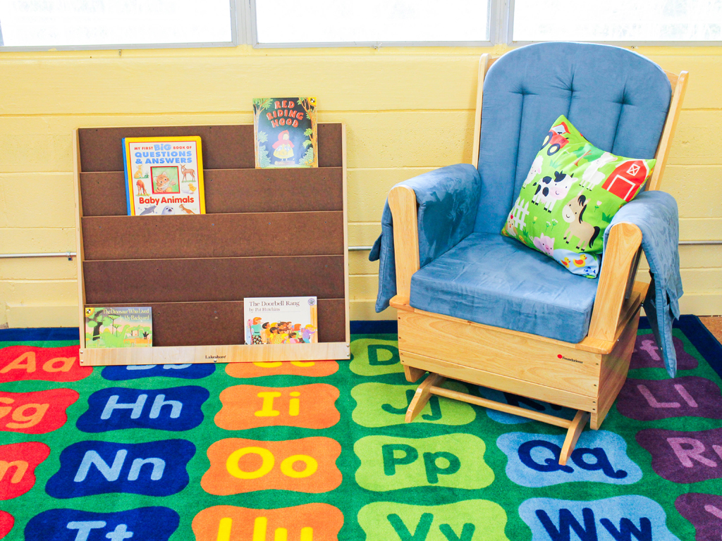 classroom at the new preschool site in Kailua