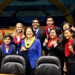 ymca teens in Youth & Government with Mazie Hirono