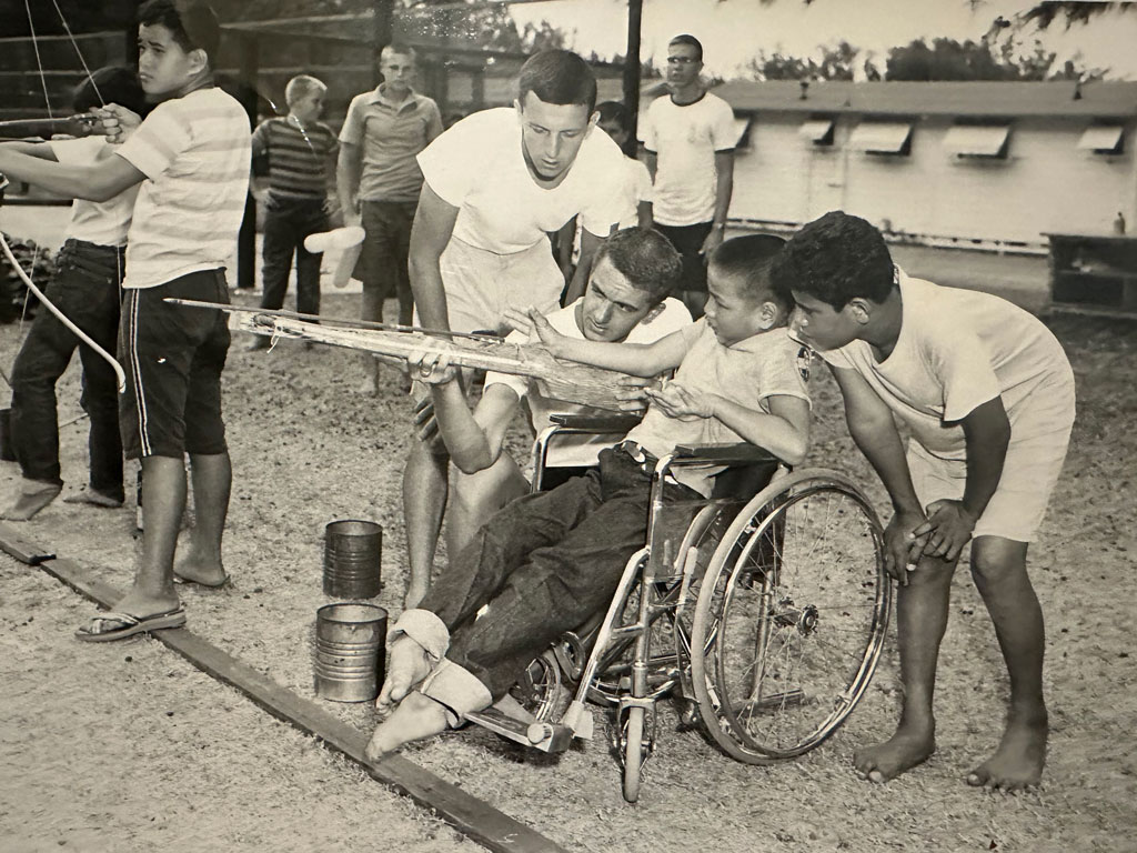 historical photo of Camp Erdman participants