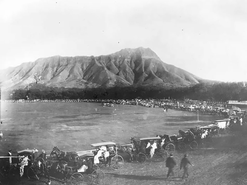 Historic Photo of Kapiolani Park 1900: Polo Fields