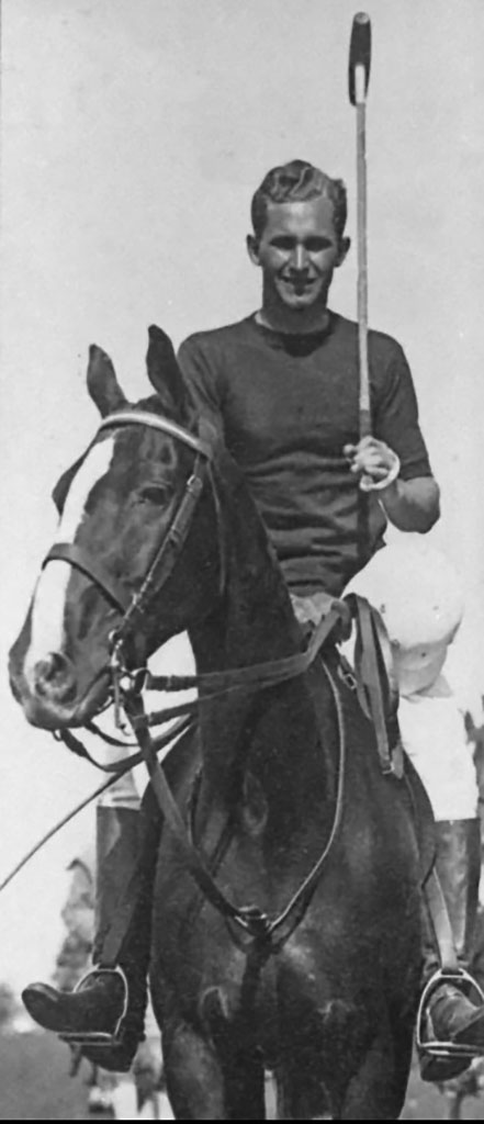Harold Randolph Erdman on a horse