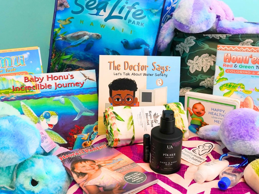 various items in the Parent Line giveaway